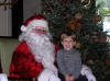 with Santa at Jekyll Island, GA in Crane Cottage