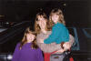 Christina, Cheryl, Katlin at Mickey's Merry Xmas Party 1999